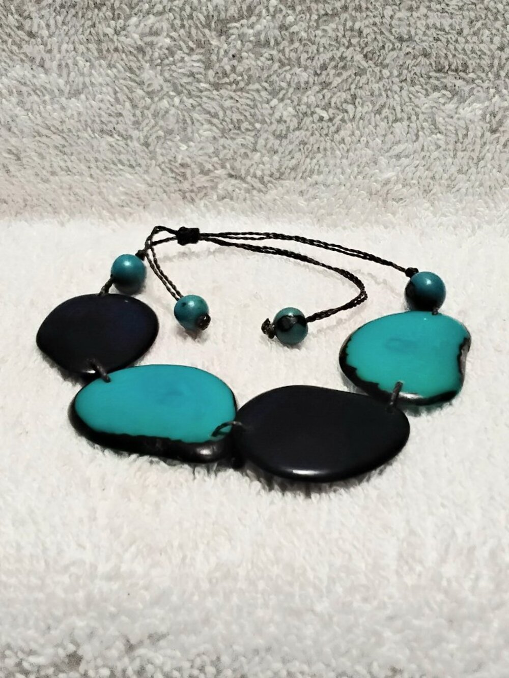 3/$25 Polished Stone Beautiful Adjustable Bracelet Quality Costume Jewelry!!